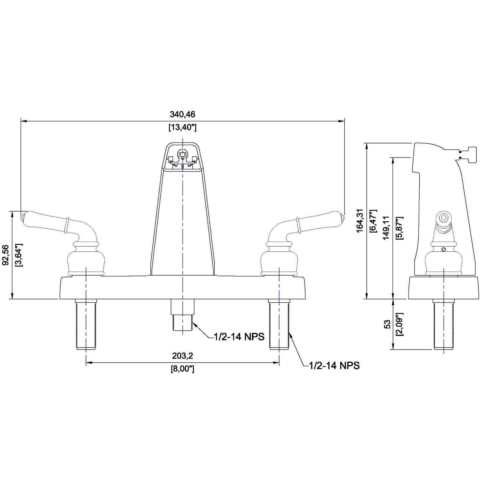 rv shower faucet parts diagram