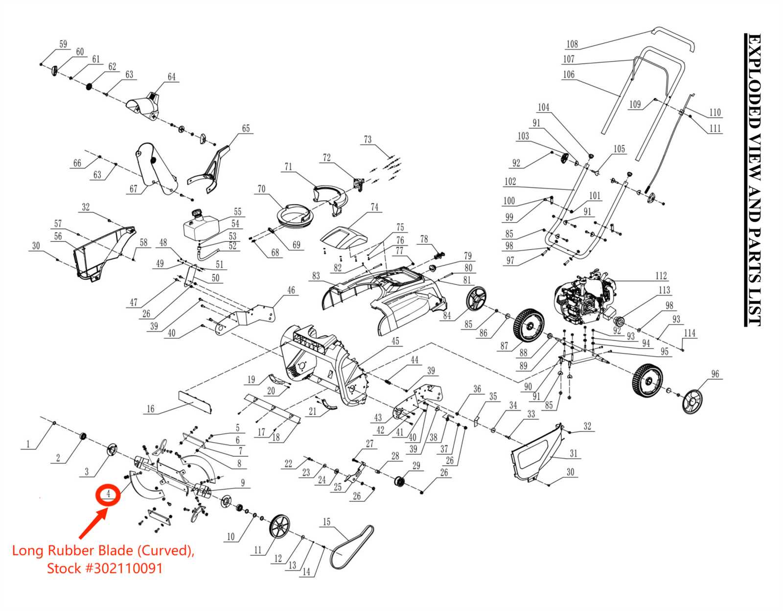 powersmart db7651 24 parts diagram