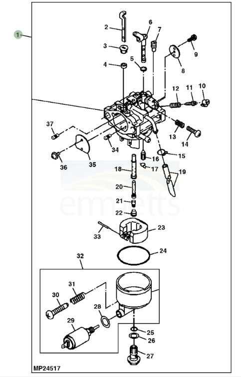 john deere stx46 parts diagram