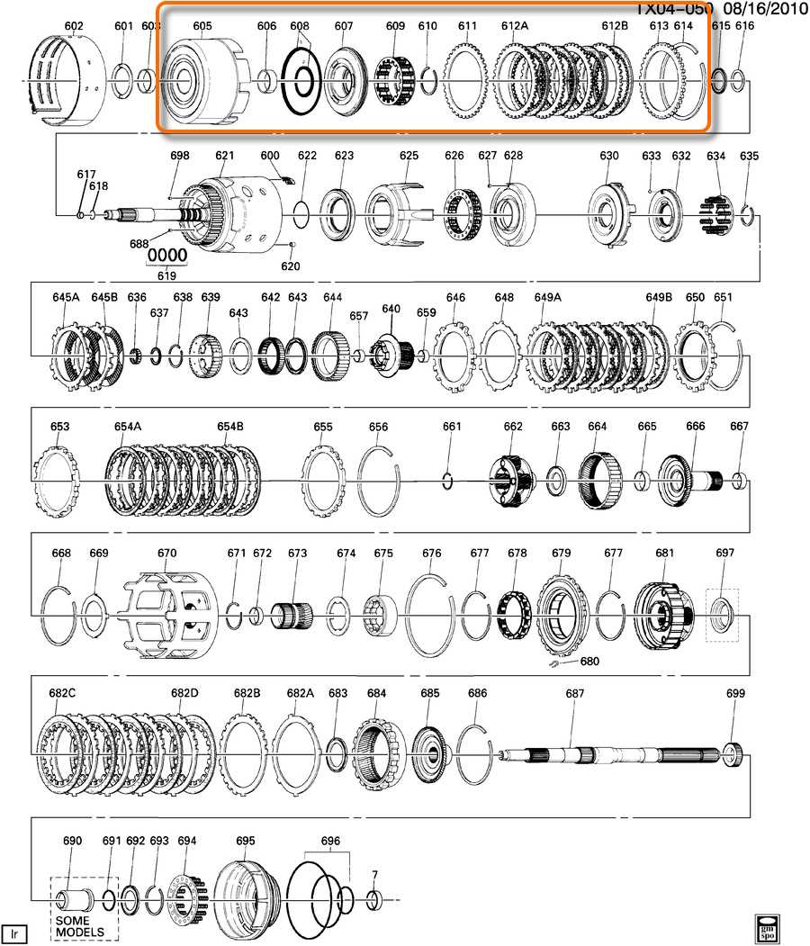 4l60 parts diagram