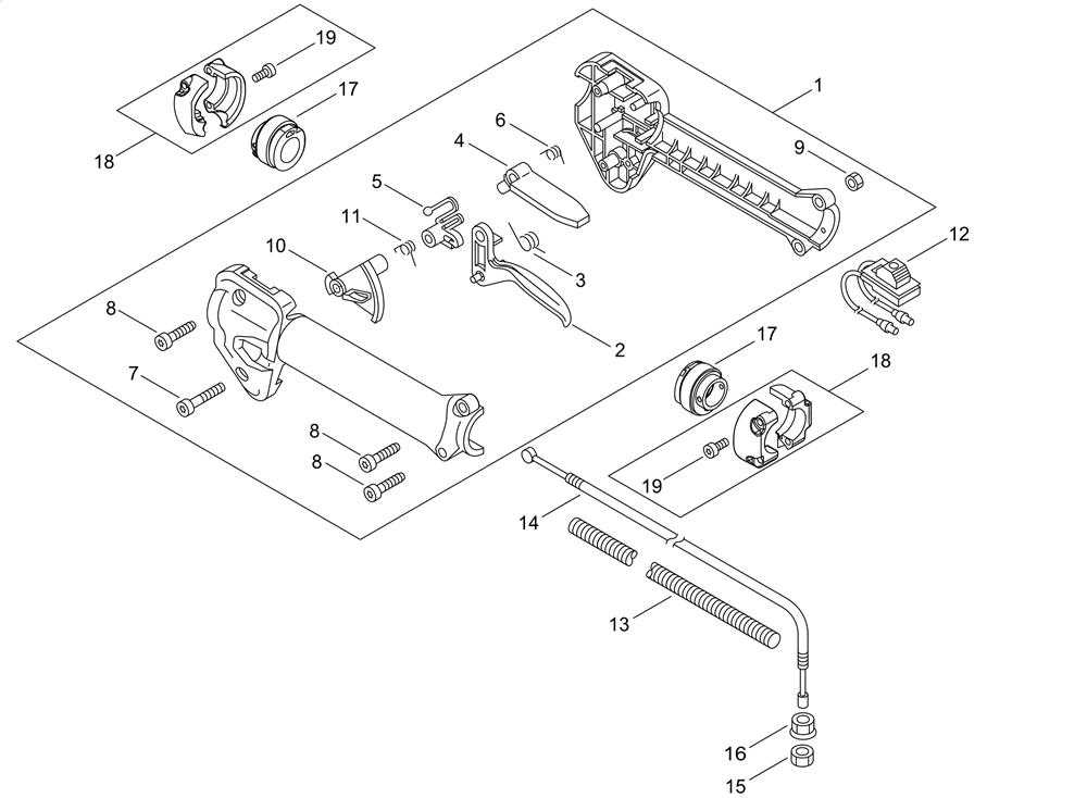 echo pole saw parts diagram