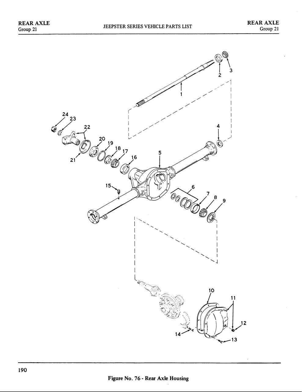 dana 44 parts diagram