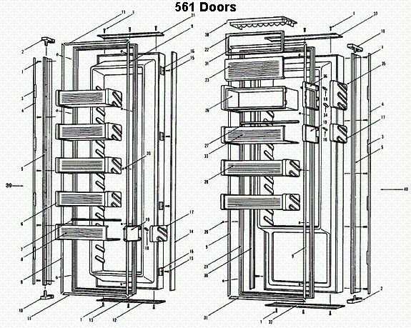 sub zero parts diagram