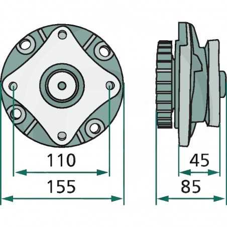 kuhn disc mower parts diagram