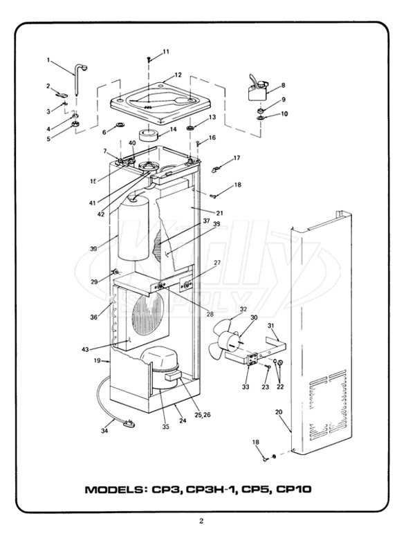 water dispenser parts diagram