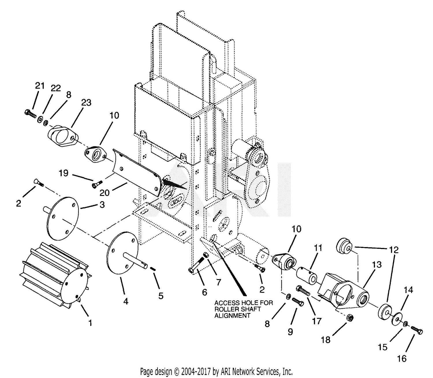 morbark chipper parts diagram