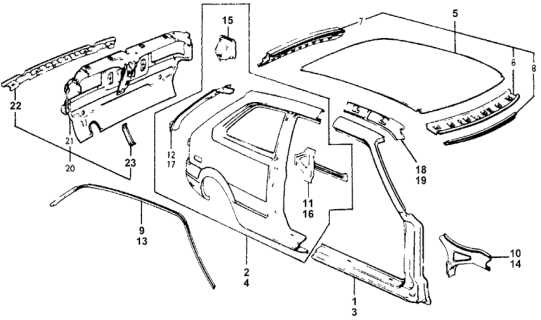 body part honda accord parts diagram