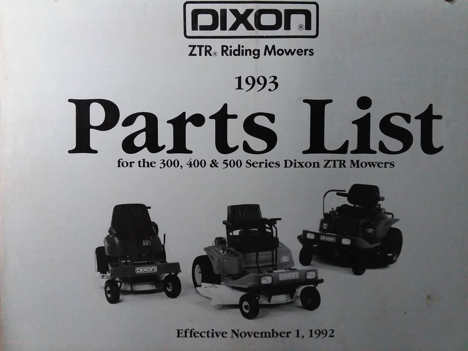 zero turn mower parts diagram