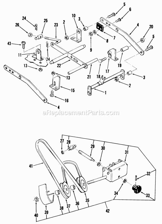 toro mower deck parts diagram