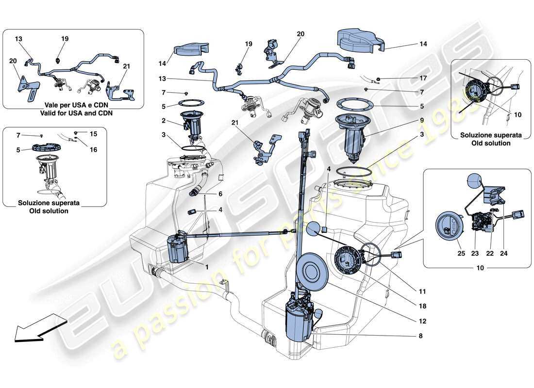 fuel pump parts diagram