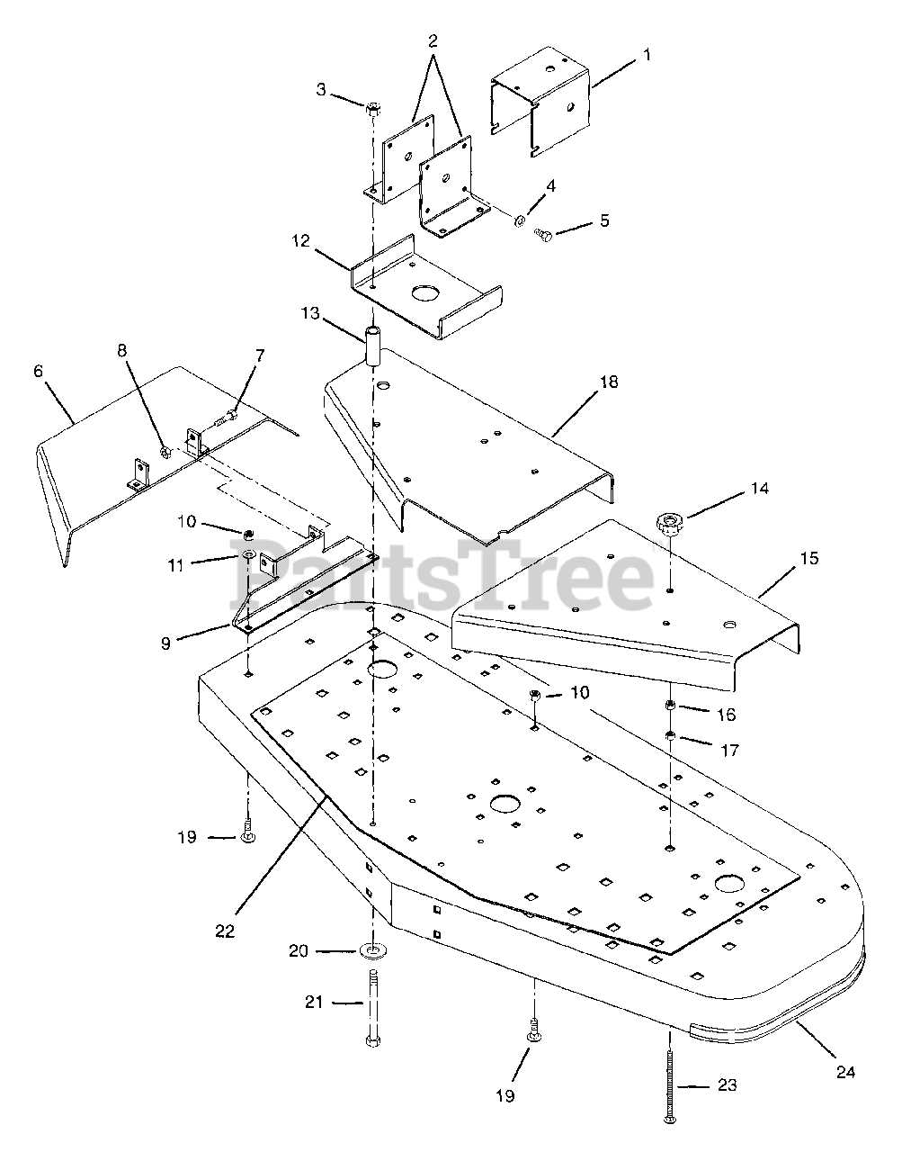 gravely mower deck parts diagram