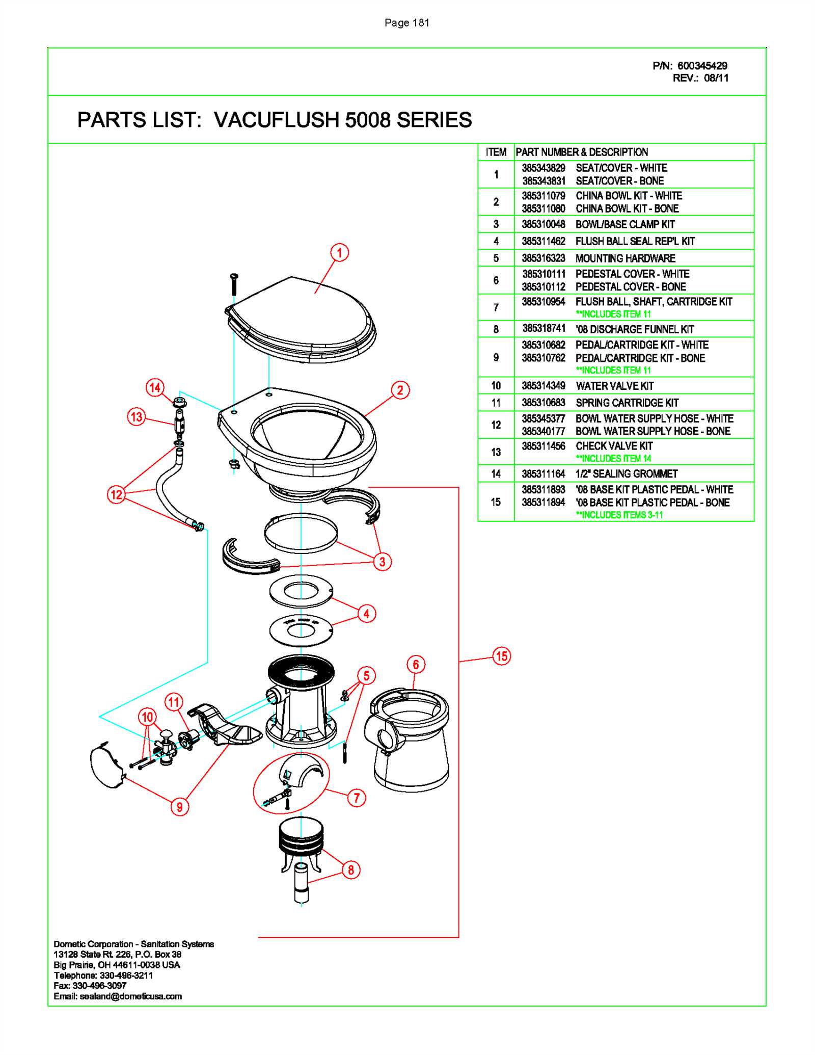 sealand vacuflush parts diagram