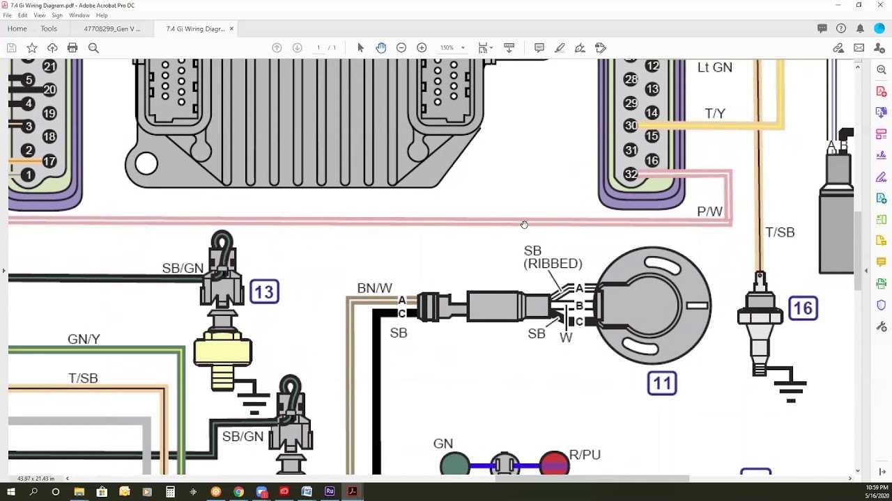 volvo penta 5.0 gxi parts diagram