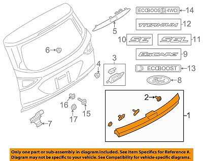 2014 ford escape parts diagram