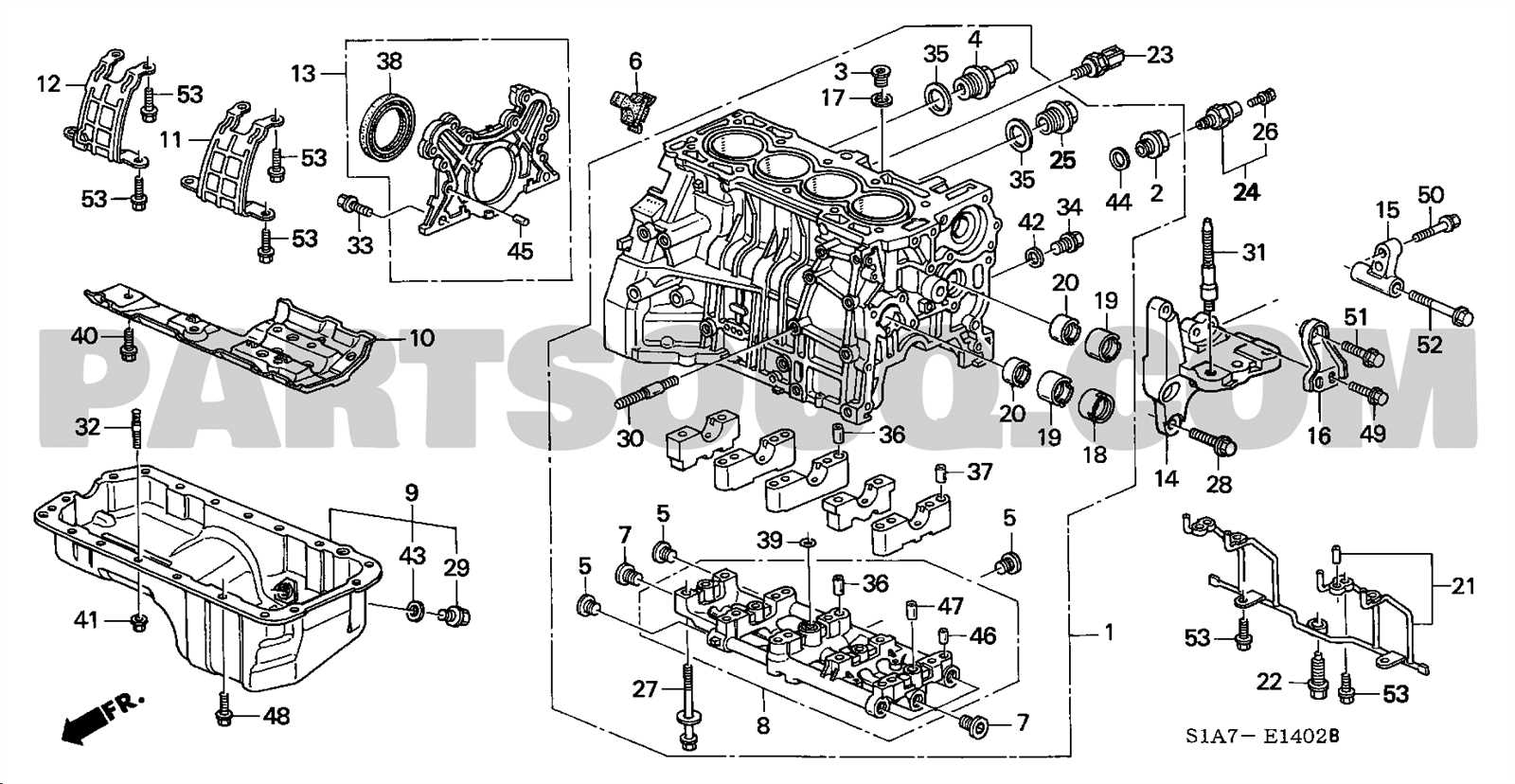 2006 honda accord parts diagram