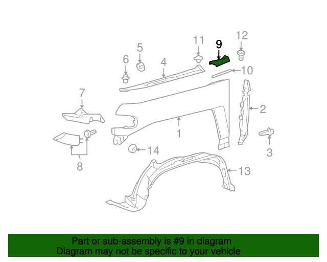 fj cruiser parts diagram